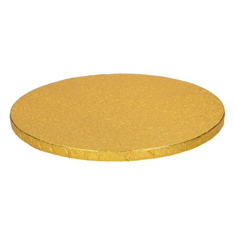 Cake Drum Rond Ø25cm Goud Funcakes Kookwinkel de Gruijter