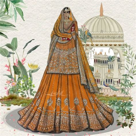 traditional wear illustration sketch indian wear illustration sketch