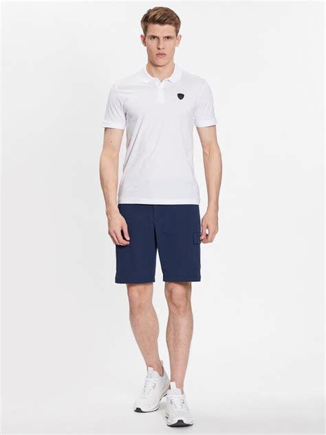 Ea7 Emporio Armani Polo 3rpf40 Pjntz 1100 Biały Regular Fit Modivopl