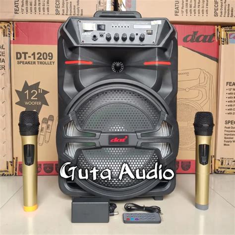 Speaker Portable 12 Inch DAT DT 1209 Original Lazada Indonesia