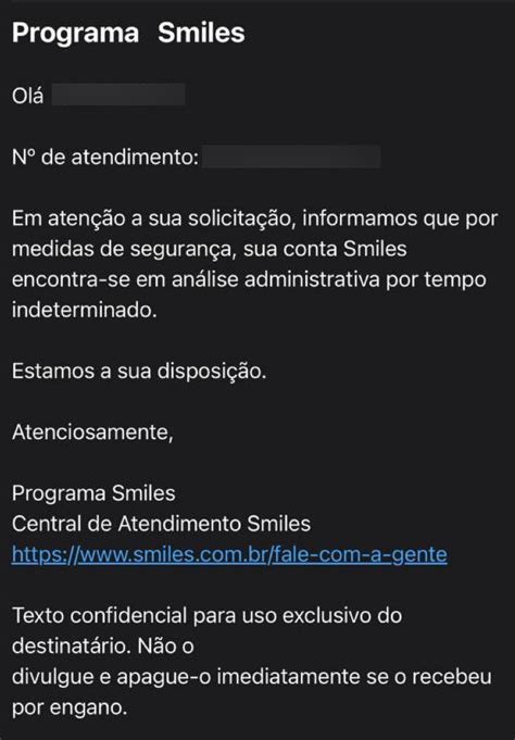 Smiles Est Respondendo Clientes Sobre O Bloqueio Das Contas Cart Es