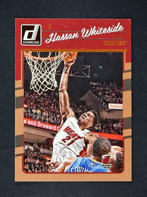 2016 17 Donruss 43 Hassan Whiteside NM MT EBay