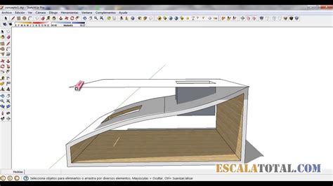 Hacer Un Hueco En Un Elemento Curvo En Sketchup Youtube