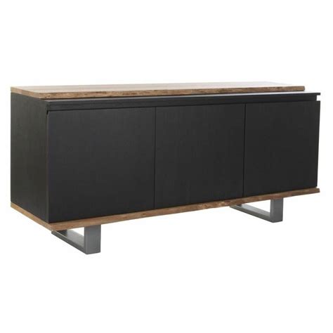 Buffet Thyann Noir Marron Bois De Manguier X X Cm Leroy