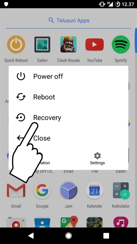 Kemudian Kalian Akan Menemukan Beberapa Pilihan Ialah Power Off Reboot