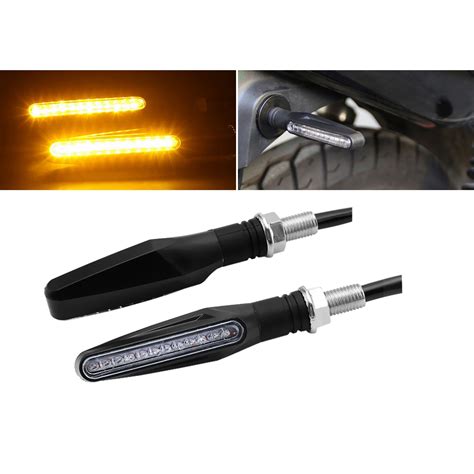 Lampu Sein Led Turn Signal Yellow Light V Pcs H Black