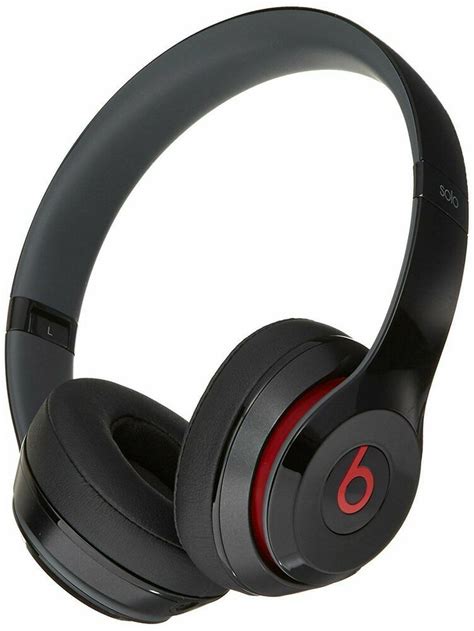 Genuine Beats By Dr Dre Solo Wired Headphones Black Solo B