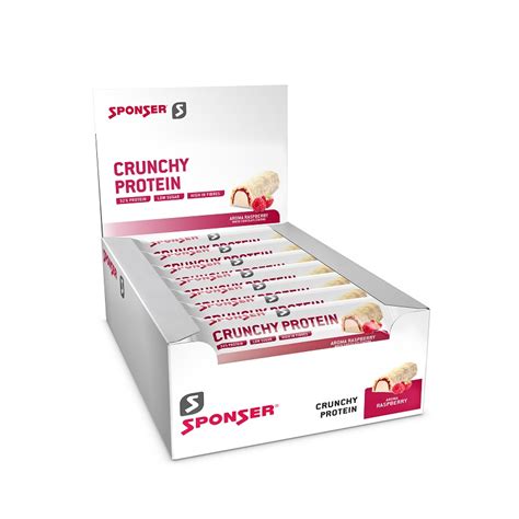 Sponser Crunchy Protein Box X G Riegel Shapeyou