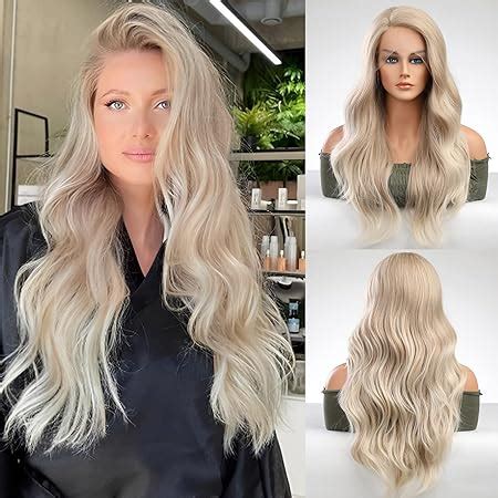 Amazon Haircube Mixed Blonde Wigs For Women Lace Wig Long Curly