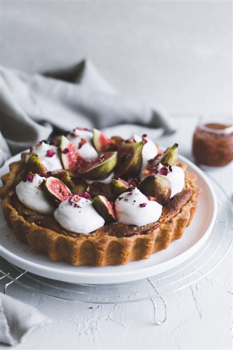 Vegan Fig Tart With Almond Frangipane Crazy Vegan Kitchen