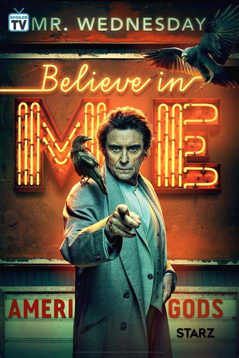 American Gods Season 2 Poster Believe In Me American Gods Tv Series Photo 42655708