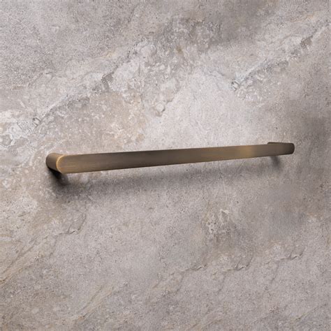 Ascari Brushed Vintage Antique Brass 600 Single Towel Rail Buildmat