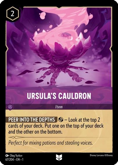 Ursula S Cauldron The First Chapter Disney Lorcana