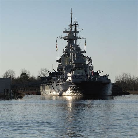 THE BATTLESHIP USS NORTH CAROLINA | Battleship, Uss north carolina, Us ...