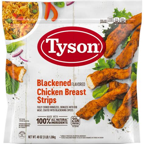 Tyson Blackened Flavored Unbreaded Chicken Strips Oz Delivery Or