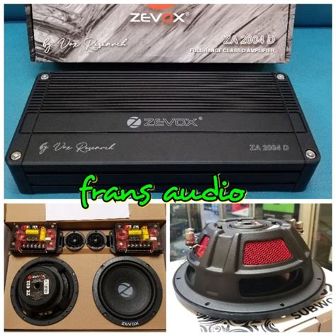 Jual Paket Audio Zevox Vox Research Sound Quality Way System Component