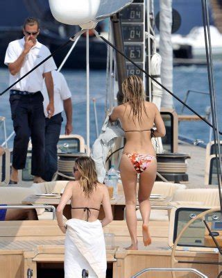 Bar Refaeli Showing Off Her Bikini Body On A Yacht In Cannes Porn
