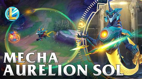 Mecha Aurelion Sol Skin Spotlight Wild Rift Youtube