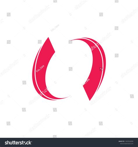 Circle Curves Geometric Logo Frame Vector Stock Vector Royalty Free