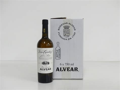 6 Bts Alvear Fino Capataz 12YO Solera De La Casa Montilla Moriles Fino