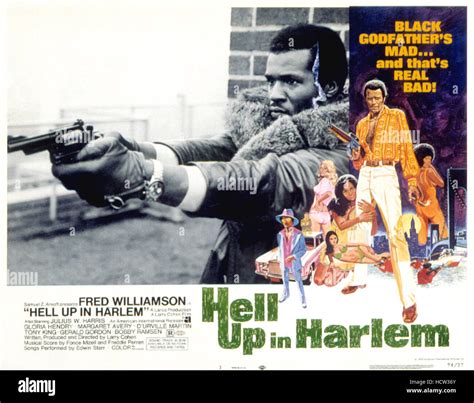 Hell Up In Harlem Lobbycard 1973 Stock Photo Alamy