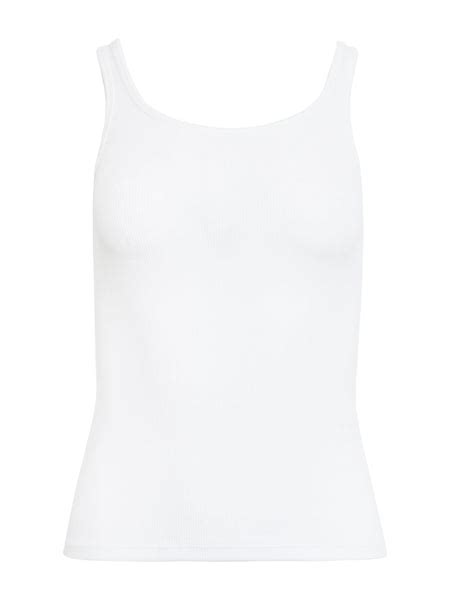 Hyde And Stone Rib Tank In White The Undone By Hyde And Stone