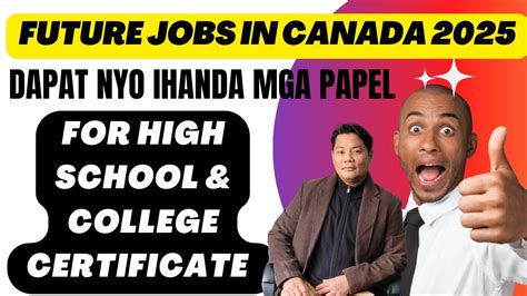 Future Jobs Sa Canada Para Sa Year Na Dapat Paghandaan Ng Mga