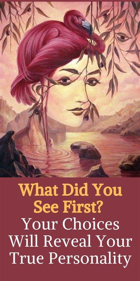 What Did You See First Your Choices Will Reveal Your True Personality