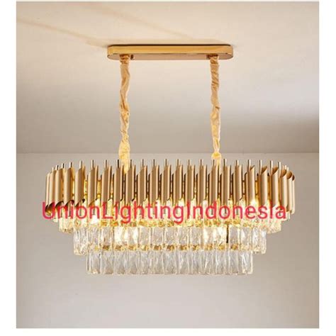 Jual Sl9105 80 Lampu Gantung Island Kristal Minimalis Meja Makan Mewah