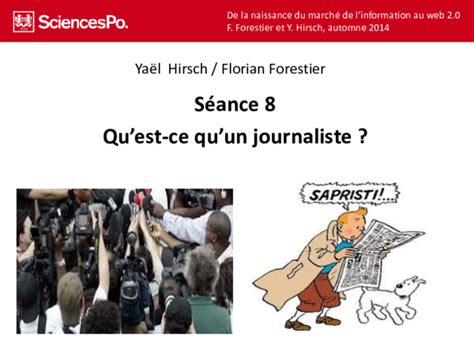 Ppt Le Métier De Journaliste Florian Forestier