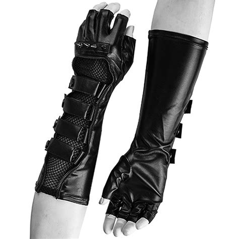 Mens Gothic Gloves Predator By Punk Rave • The Dark Store™