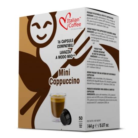 Compatibili Lavazza A Modo Mio Italian Coffee Mini Cappuccino 16pz