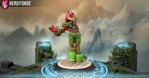 Mario Piranha Plant Made With Hero Forge