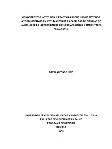 Conocimientos Actitudes Y Practicas Sobre Metodos Anticonceptivos Pdf Juventud Control De