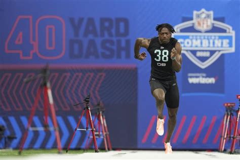 Nfl Combine 2023 Tv Times Drill Schedule Participants 40 Yard Dash