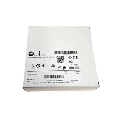 Allen Bradley R D R Guardmaster Doble Entrada Rel De Seguridad