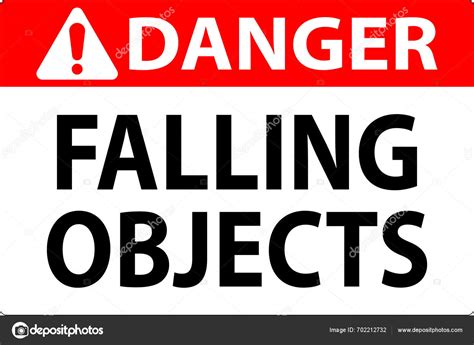 Danger Sign Falling Objects Stock Vector By ©seetwo 702212732