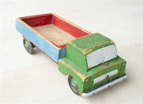 Vintage Wooden Toy Truck Stockarch Free Stock Photos