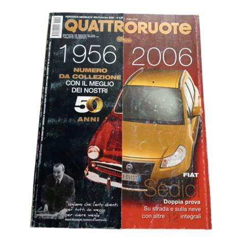 Quattroruote Periodico Mensile Motori Rivista Usata Edizione N