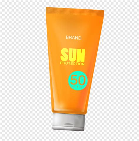 Sun Protection Soft Tube Mock Up Illustration Sunscreen Lotion Cream