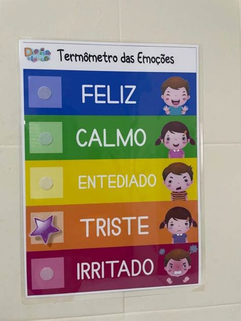 Termometro Das Emoções Para Imprimir - Termômetro Das Emoções Para Imprimir