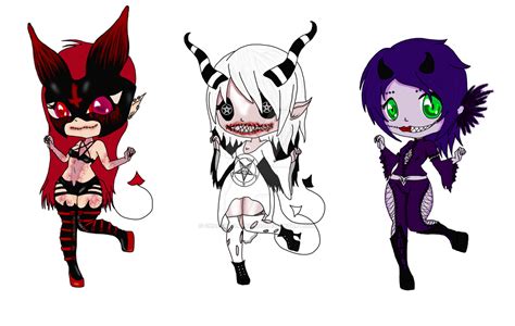 Devilish Adopts Closed By Chaoticallykhaos On Deviantart