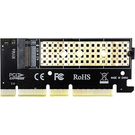 Ezdiy Fab Adaptateur Nvme Pcie M Nvme Ssd Vers Pci Express Avec