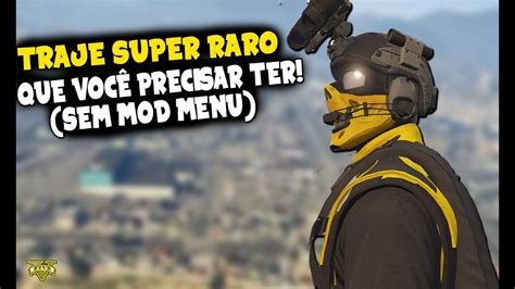 Gta V Online Como Fazer Um Traje Modded Super Raro Sem Mod Menu Youtube