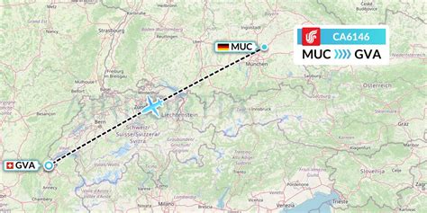 CA6146 Flight Status Air China Munich To Geneva CCA6146