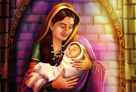 Mata Jijau with shivaji maharaj | Mother photos, Cute girl hd wallpaper ...