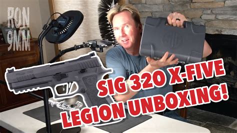 Sig Sauer X Legion Unboxing First Looks Takedown Rear Sight