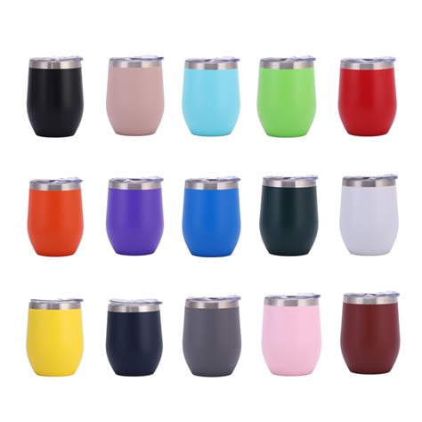 Powder Coated Oz Drinking Cup Insulated Stainless Steel Coffee Mug In