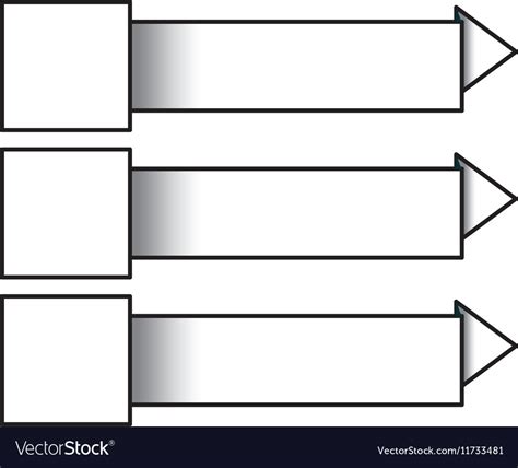 Template Empty Infographic Royalty Free Vector Image