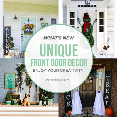 Unique Front Door Decor - Enjoy Your Creativity! | Flagwix Blog